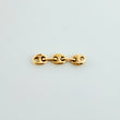 Herraje Retazo GC 3 Eslabones 0.2gr / 1.6cm / 3.3mm Oro Amarillo 18K