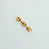 Herraje Retazo GC 3 Eslabones 0.2gr / 1.6cm / 3.3mm Oro Amarillo 18K