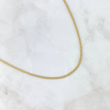 Cadena China 4.4gr / 45cm / 2mm Oro Amarillo +0 ©