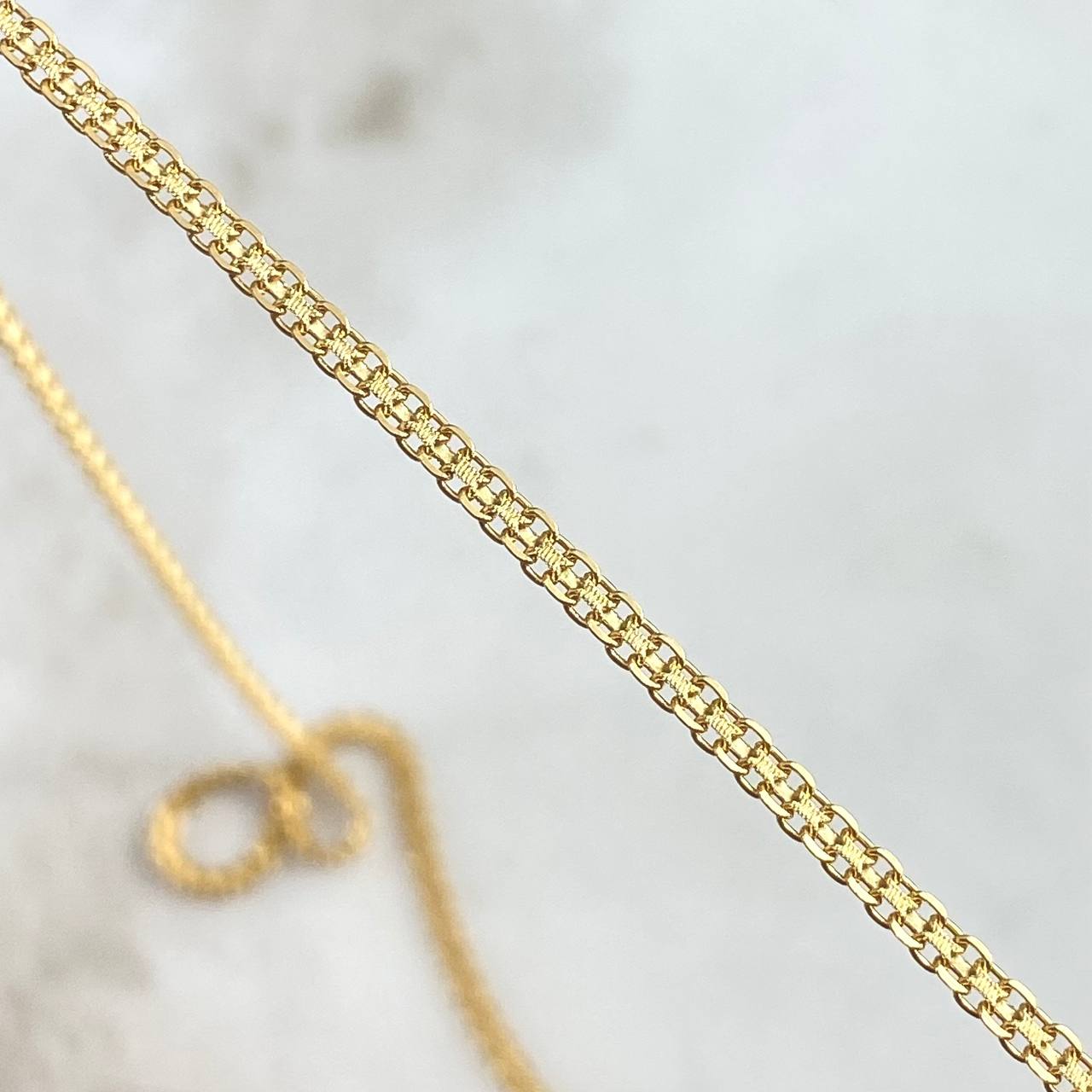 Cadena China 4.4gr / 45cm / 2mm Oro Amarillo +0 ©