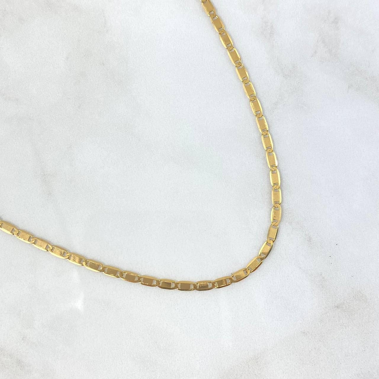 Cadena Plana 9.25gr / 60cm / 2.8mm Oro Amarillo +3 ©