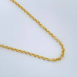 Cadena Roll-On 2.65gr / 60.3cm / 1.5mm Oro Amarillo +3 18K $