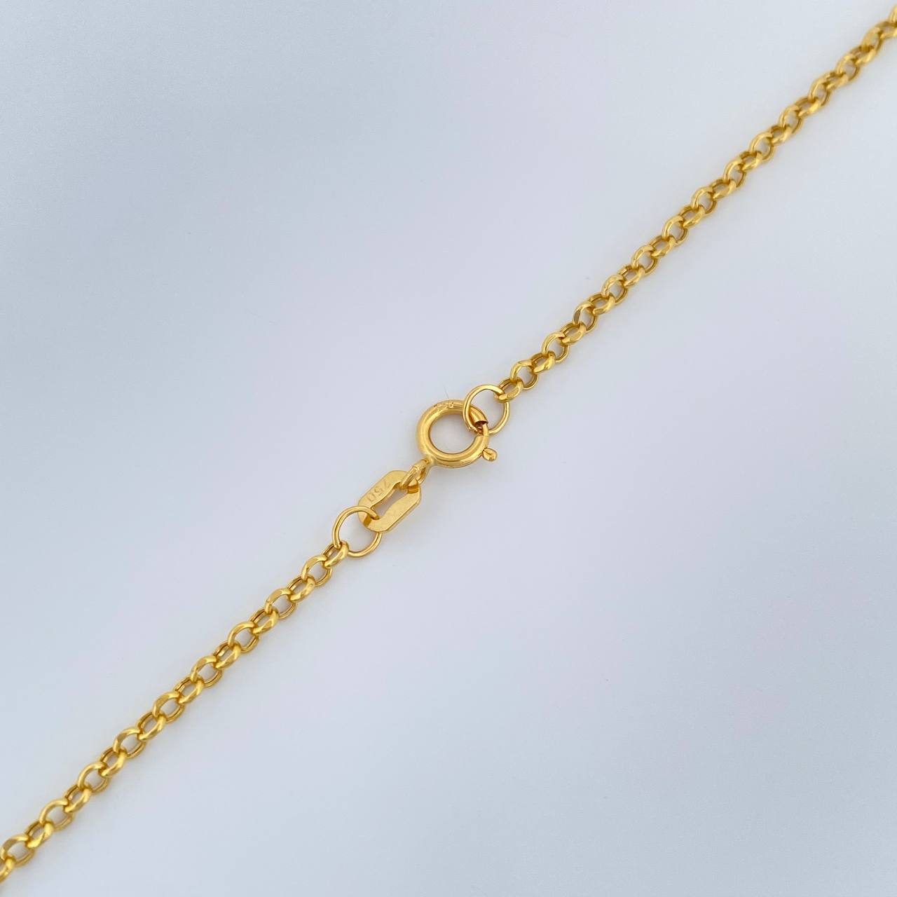 Cadena Roll-On 2.65gr / 60.3cm / 1.5mm Oro Amarillo +3 18K $