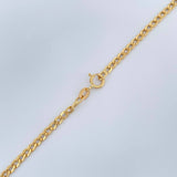 Cadena Cubana 2.85gr / 60.2cm / 2.35mm Oro Amarillo +1 18K $