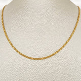 Cadena China 6.85gr / 60.2cm / 2.14mm Oro Amarillo +1 18K $