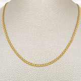 Cadena China 8.2gr / 60.5cm / 2.44mm Oro Amarillo +1 18K $
