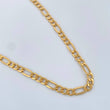 Cadena Figaro 9.15gr / 60.3cm / 4.2mm Oro Amarillo +1 18K $