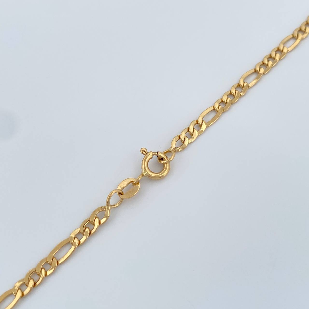 Cadena Figaro 7.45gr / 71cm / 3.2mm Oro Amarillo +1 18K $