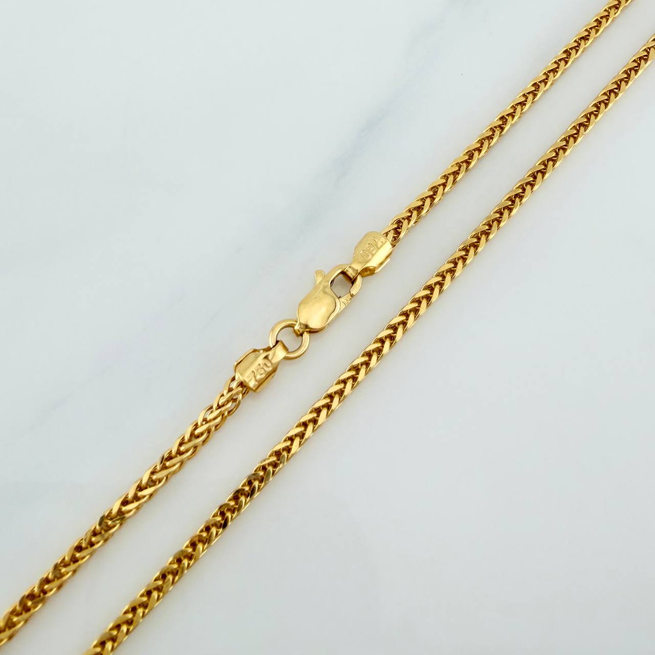 Cadena Franco 5.15 g / 60.1 cm / 1.68 mm Oro Amarillo 18K