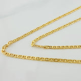 Cadena Escalera 2.25 g / 60.2 cm / 1.79 mm Oro Amarillo 18K