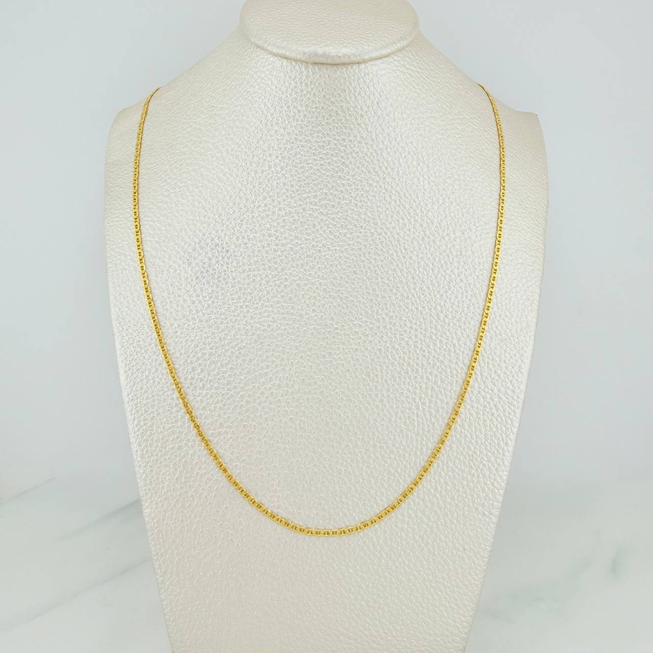 Cadena Escalera 2.35 g / 60.4 cm / 1.89 mm Oro Amarillo 18K
