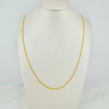 Cadena Escalera 2.25 g / 60.3 cm / 1.8 mm Oro Amarillo 18K