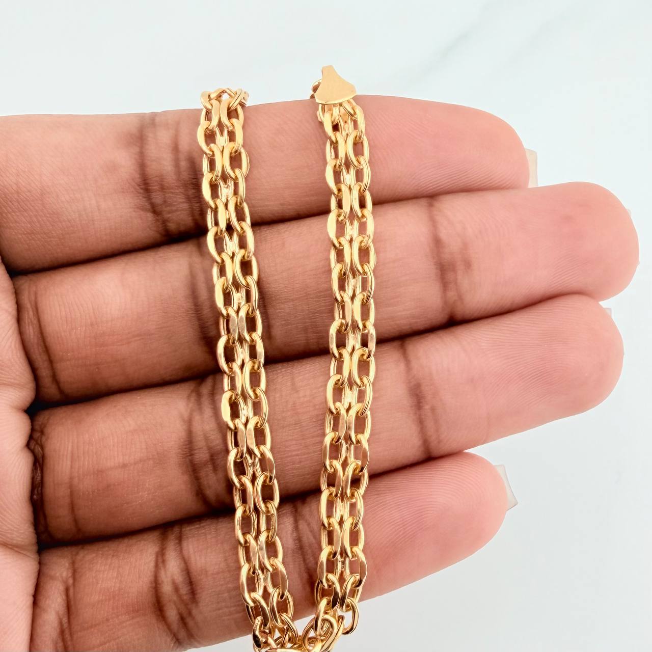 Pulso Chino 4.05 g / 16.2 cm / 5.2 mm Oro Amarillo 18K