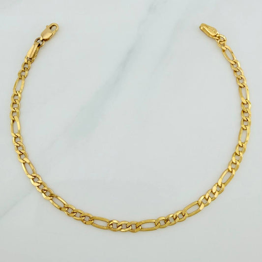 Pulso Figaro 2.2 g / 18.5 cm / 3.23 mm Oro Amarillo 18K