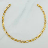 Pulso Figaro 2.15 g / 18.5 cm / 3.28 mm Oro Amarillo 18K