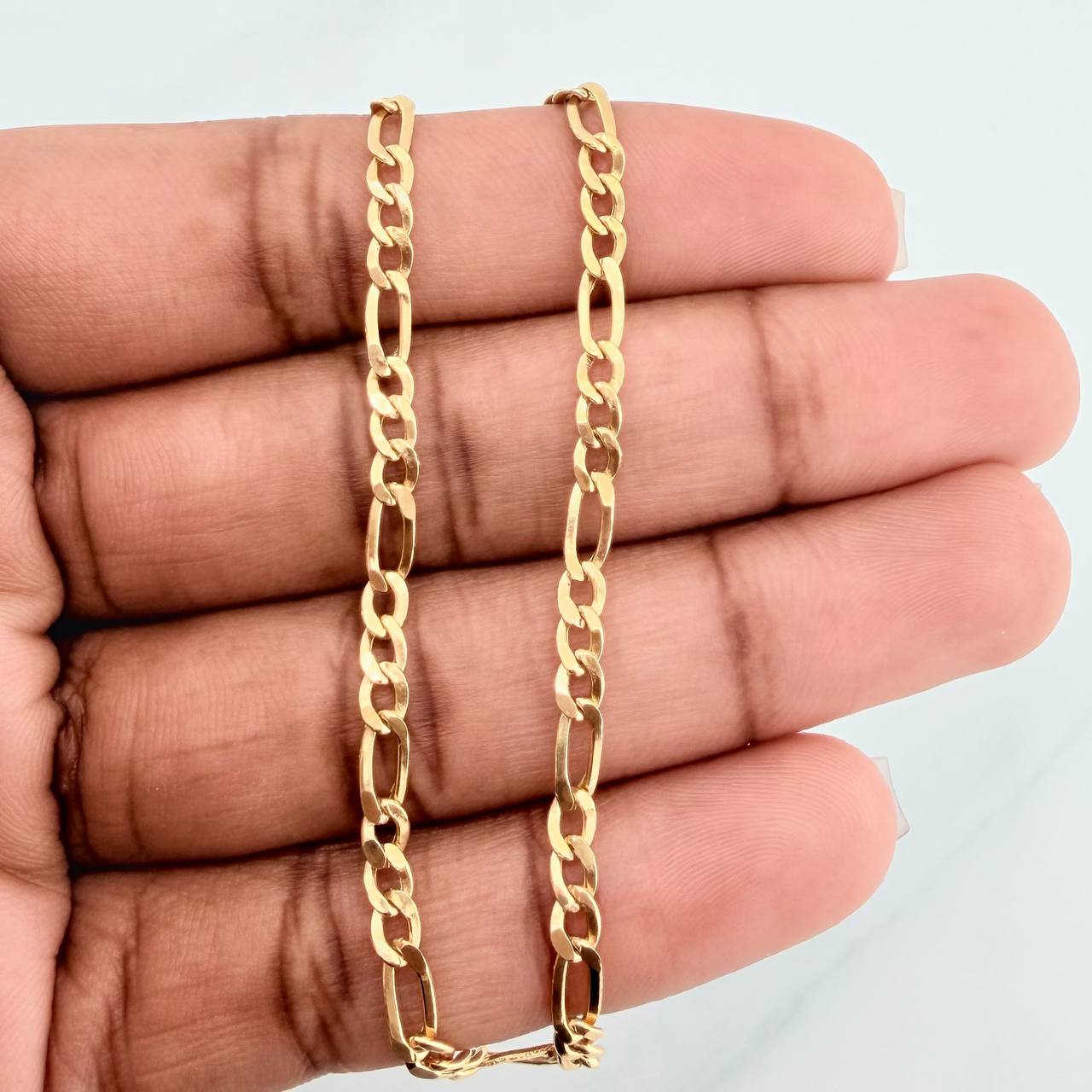 Pulso Figaro 2.2 g / 18.6 cm / 3.28 mm Oro Amarillo 18K