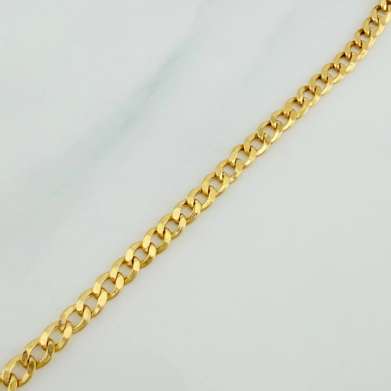 Pulso Cubano 2.25 g / 18.3 cm / 3.31 mm Oro Amarillo 18K
