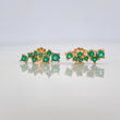 Topos Circulos Esmeraldas 51Pts 1.95 g / 13 mm Oro Amarillo 18K