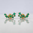 Topos Cuadros Esmeraldas 70Pts 2.35 g / 5.2 mm Oro Amarillo 18K