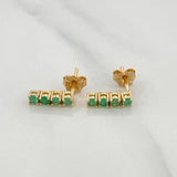 Topos Bolas Esmeraldas 23Pts 1.55 g / 2.3 mm Oro Amarillo 18K