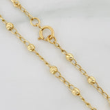 Pulso Espiga Virgen Milagrosa 2.15 g / 19 cm / 1.7 mm Oro Amarillo 18K