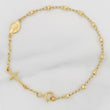 Pulso Espiga Virgen Milagrosa 2.15 g / 19 cm / 1.7 mm Oro Amarillo 18K