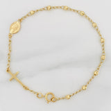 Pulso Espiga Virgen Milagrosa 2.15 g / 19 cm / 1.7 mm Oro Amarillo 18K