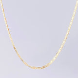 Cadena Escalera Plana 3.85g / 60cm / 1.9mm Tres Oros 18K