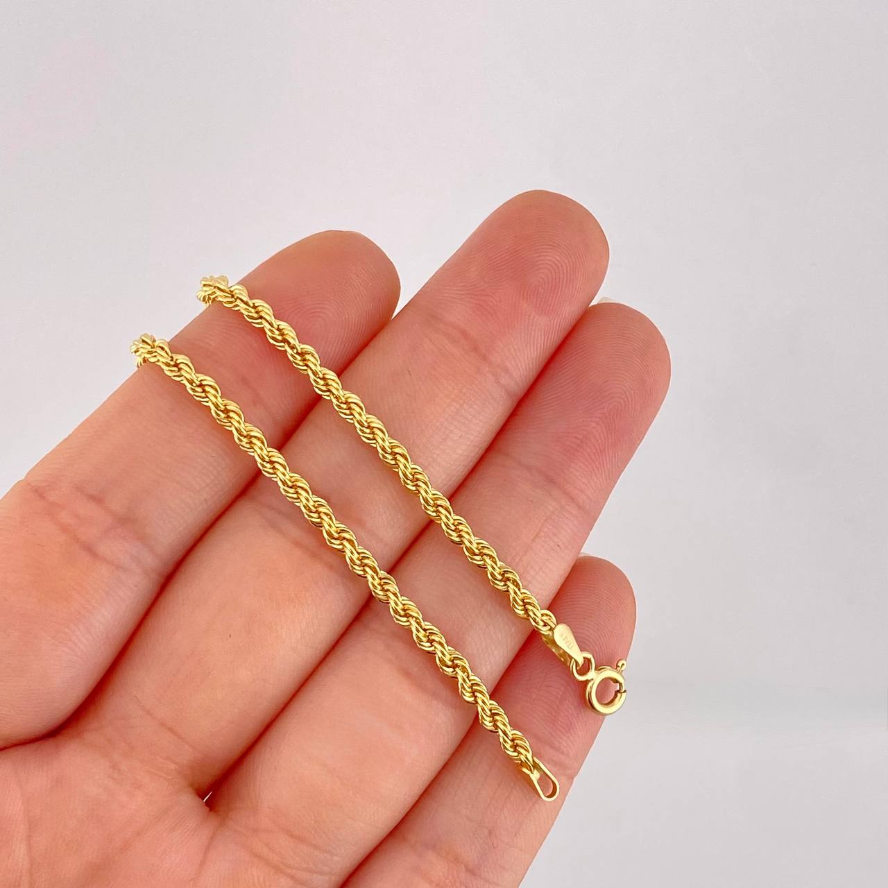 Cadena Lazo 3.6g / 40cm / 2.7mm Oro Amarillo 18K