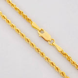 Cadena Lazo 3.95g / 60cm / 2.2mm Oro Amarillo 18K