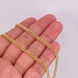 Cadena Garibaldi 5g / 50cm / 3.5mm Oro Amarillo 18K