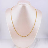 Cadena Garibaldi 5.05g / 50cm / 3.5mm Oro Amarillo 18K