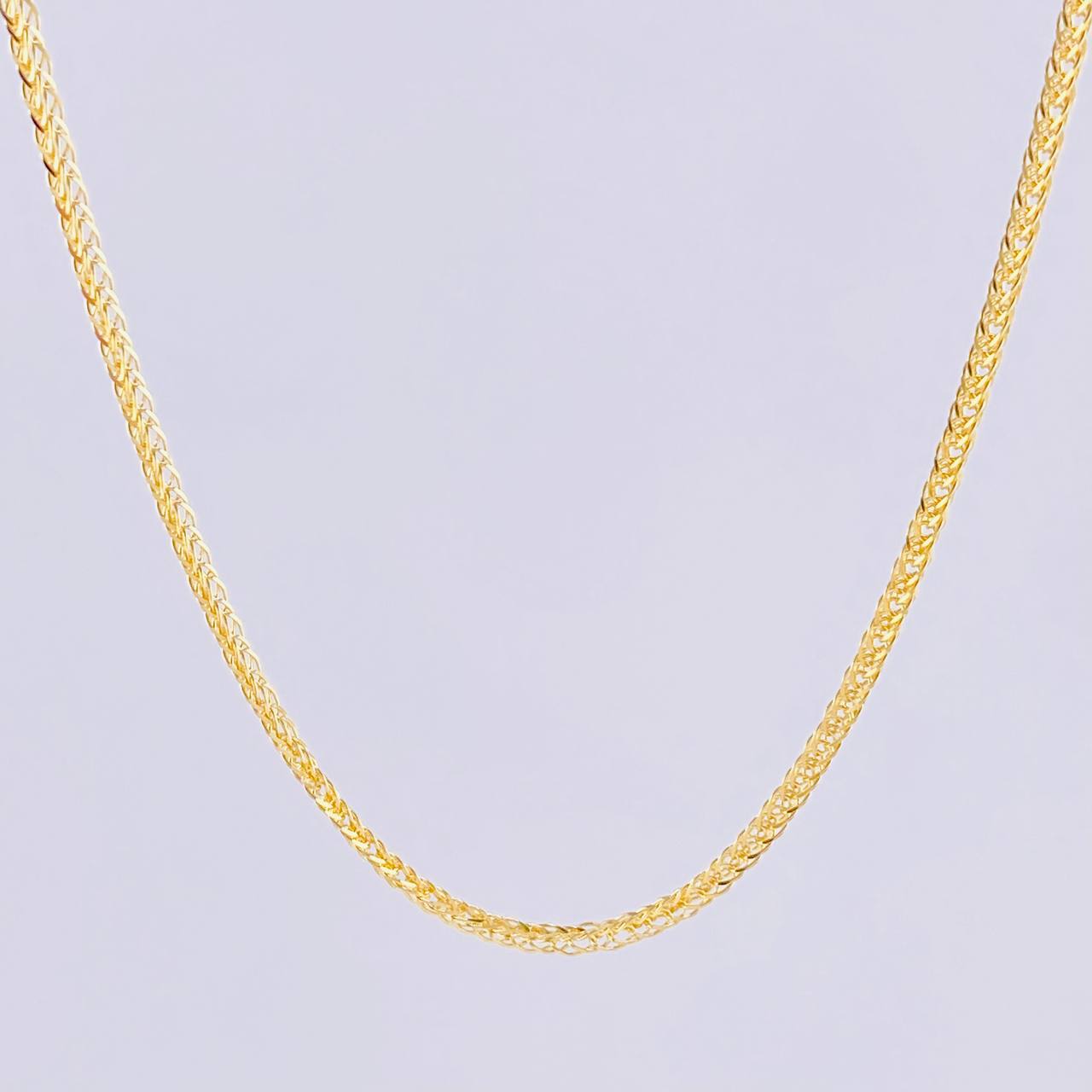Cadena Franco 4.4g / 60cm / 1.6mm Oro Amarillo 18K
