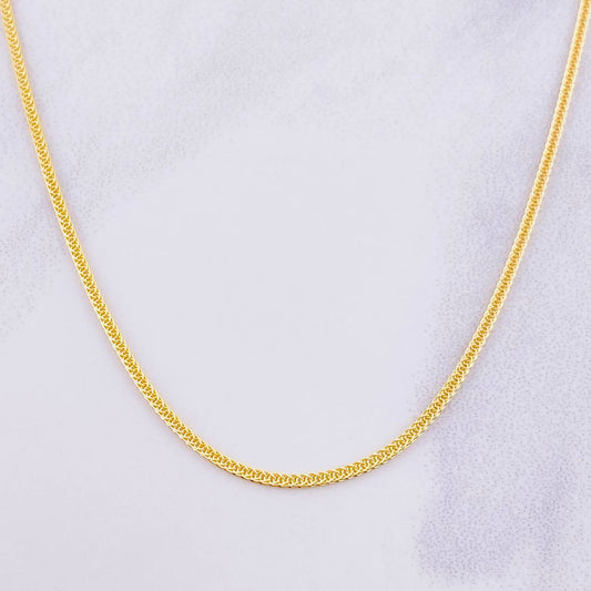 Cadena Franco 4.4g / 60cm / 1.6mm Oro Amarillo 18K