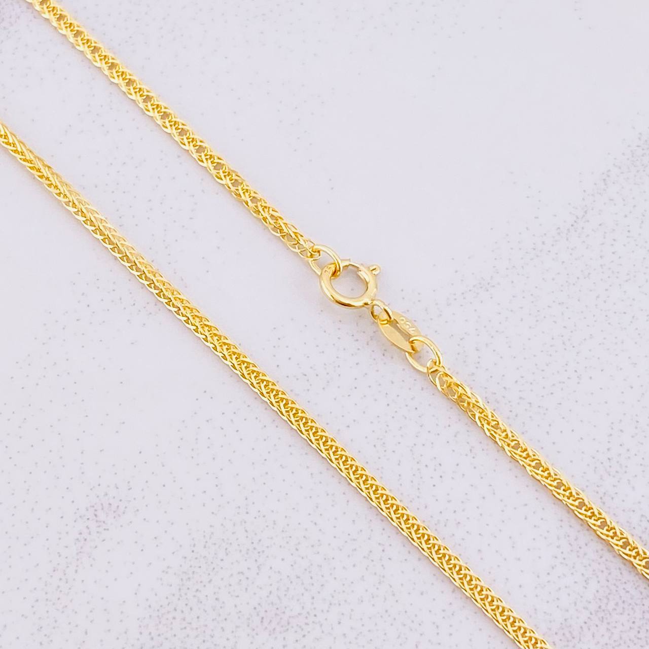 Cadena Franco 4.4g / 60cm / 1.6mm Oro Amarillo 18K
