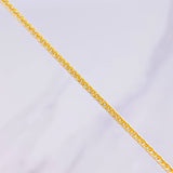 Cadena Franco 4.4g / 60cm / 1.6mm Oro Amarillo 18K