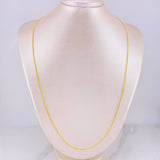 Cadena Franco 4.4g / 60cm / 1.6mm Oro Amarillo 18K