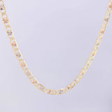 Cadena Escalera Plana 8.05g / 50cm / 3.3mm Tres Oros 18K