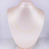 Cadena Plana 1.95g / 45cm / 1.5mm Oro Amarillo 18K