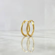 Candongas Juli 1.8gr / 2.1cm / Rayadas Oro Amarillo
