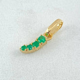 Dije Trinity Esmeraldas 13pts 0.65gr / 1.5cm / Oro 18K ©