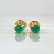 Topos Piedra Cuatro Garras Esmeraldas 20pts 1.3gr / Oro 18K ©