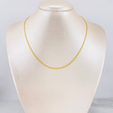 Cadena China 4g / 40cm / 2.1mm Oro Amarillo 18K