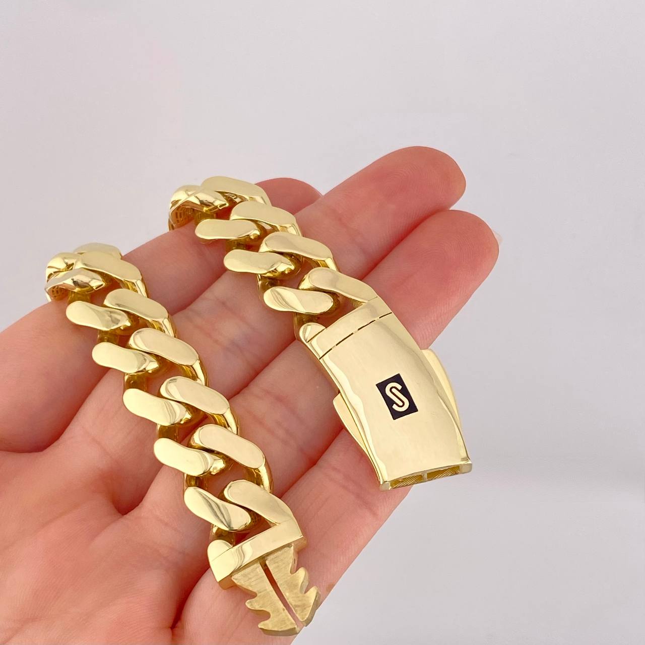 Cadena Monaco 58.75g / 60cm / 13.1mm Oro Amarillo 18K