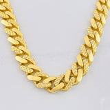 Cadena Monaco Diamantada 50.95g / 60cm / 11.2mm Oro Amarillo 18K