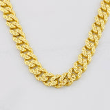 Cadena Monaco Diamantada 33.65g / 60cm / 7.8mm Oro Amarillo 18K