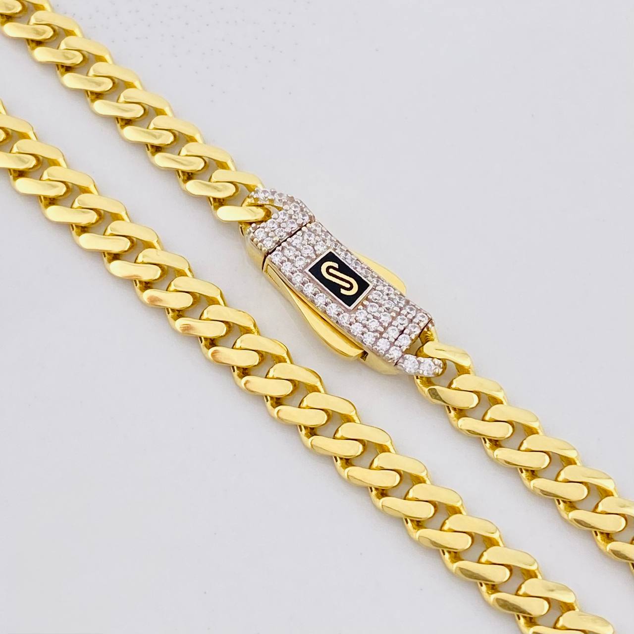 Cadena Monaco 20g / 45cm / 6.4mm Oro Amarillo 18K