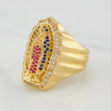Anillo Virgen De Guadalupe 12 g / T9 3/4 Oro Amarillo 18K