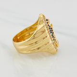 Anillo Virgen De Guadalupe 12 g / T9 3/4 Oro Amarillo 18K