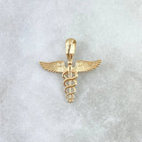Dije Baston De Hermes 1.2gr / 2.2cm / Oro Amarillo